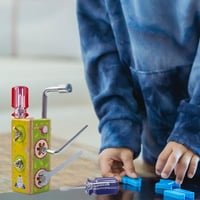 Montessori Vijak za vijak za građenje Igračke za građenje za osnovne vještine Kentinderden Predškolski