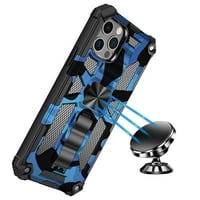 Čvrsta ultra robusna hibridna futrola za iPhone XR - kamuflažnu plavu