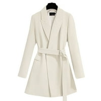Vučene ženske jakne modni blazer ženski jakni dugih rukava jakne uredske radne poslovne stranke casual
