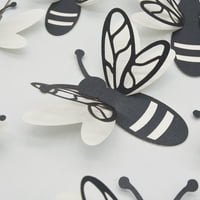 Pergaug zidne naljepnice 3D pčele naljepnice pčelinje ukrasivi naljepnice za rezanje medene pčele za