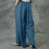 Ženske hlače velike struke Ležerne prilike za laguru u obliku elastične struke pidžama Lounge Tvrdi