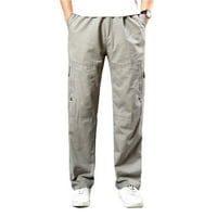 Welling teretne hlače Solid Color Multi džepovi pantalone sa zatvaračem patentnih zatvarača za rad