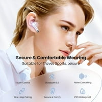 Bežične uši za TCL karticu Le Bluetooth slušalice u uhu sa kućištem za punjenje, slušalice bez ruke
