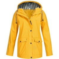 Žene kaputi na prodaju i čišćenje Žene Čvrsta kišna jakna na otvorenom plus veličina vodootporna kapuljača
