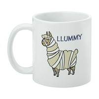 LLummy Llama Mammy smiješna bijela krigla
