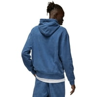 Jordan Essentials Fleece povuci preko muške kapuljače Francuski plavi DR3087-493