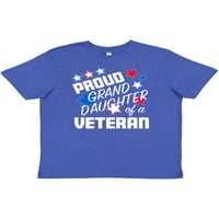 Inktastična ponosna unuka majica za mlade veterana