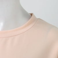 Durtebeua ženski vrhovi casual cvjetni dvostruki slojevi Bluze labavi fit natkrivene mrežaste majice