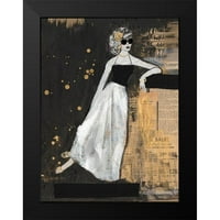 Longley, Alicia Crni moderni uokvireni muzej Art Print pod nazivom - Glamour II