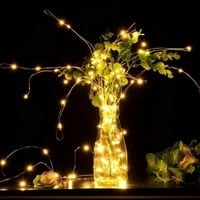 Do 200-jot String bakrene žice bajke vanjske praznične božićne zabave Modesi dekora vjenčanja