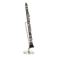 Minijaturni klarinet model igračaka, prikaz Standardni ukras klarinet model 5,12in za Božić za porodicu
