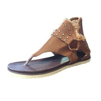 Flip flops Sandale za žene Boemian Gladiator Fringe Casual Sandals Clip Toe Anklea cipele za plažu