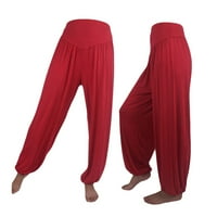 Široke pantalone za žene za žene Ženske modne palazzo hlače za žene modne ženske elastične labave opuštene