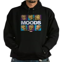 Cafepress - Gotg Groot Moods Hoodie - Pulover Hoodie, klasična, udobna dukserica sa kapuljačom