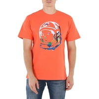 Bilionaire Boys Muška vruća koralna bb kaciga za ispis majica s kratkim rukavima, veličina srednje