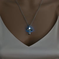 Poklon Žene Svjetlosni gljivo Privjesak ogrlica lančani nakit Ogrlice za nakit Ogrlice Privjesci