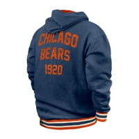 Muška nova era mornarica Chicago Bears Big & visoki NFL pulover Hoodeie