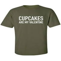Cupcakes su moja majica za kratku rukavu za valentinu