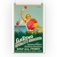 San Remo Vintage Poster Italija C