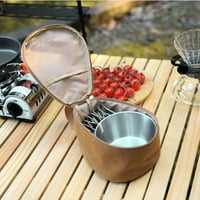 Vanjska kamp bowl torba za piknik Skladištenje Anti-sudar prijenosni posuđa za posuđe