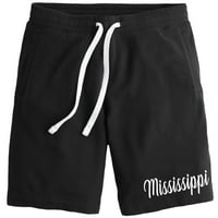 Muška skripta Mississippi State V Crna ručka kratke hlače 2x-velika