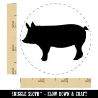 Solid svinjska farma životinjska samo-inkina gumena mastila za mastilo - ljubičasta tinta - mala