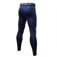 Muške fitness hlače utečene ležerne pantalone za tijelo Quik suhih dukljača Workout Hlače mornarsko