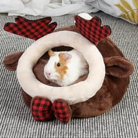 Anvazise Cat Gvineja svinje hrčak Chihuahua Kuća Cartoon Dog gnijezdo jastuka Kućni ljubimci smeđi l