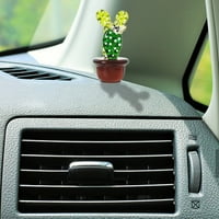 Ručno rađena stakla Art Cactus Slatke kristalne minijaturne kaktus figurice Početna Office Desk Stoltop