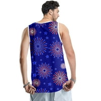 4. jula T 3D košulja za tiskane majice, majice Muške, visoke muške majice poklon za dečko podvlačenje