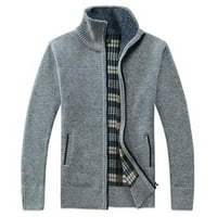 Todqot muški džemper kaput- casual OTVORE FLEECE HOPT jakne za muškarce kafe m