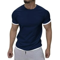 Ljetni vrhovi, čišćenje Muška majica kratki rukav okrugli vrat Pulover casual Sports Fitness Majica