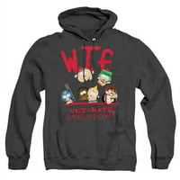Trevco STHPK159-AHH - South Park & ​​WTF Ultimate Smackdown-Adult Heather Hoodie, Crna - mala