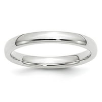 14k bijeli zlatni komforni za muškarce ženski prsten za vjenčanje
