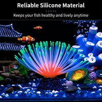 Simulirana kugla za morsku moru, akvarij imitacija dugih silikonskih umjetnih živica sa užarenim efektom