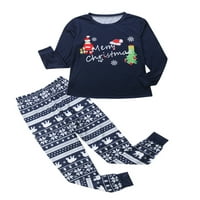 Obiteljsko podudaranje Božićne pidžame Set pamuk Xmas jeleni odmor Pajamas Sleep odjeća Tata Mom Mom
