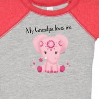 Inktastic aditi moj djed me voli ružičasti slon prekrasan poklon djevojaka djevojaka