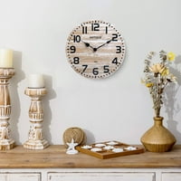 Moderan jednostavan zid tihi sat Vintage dizajn stila sredinog veka za dnevni boravak Dekor spavaće