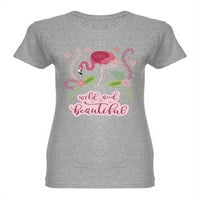 Flamingos Wild i Lijepa oblikovana majica Žene -Image by Shutterstock, ženska XX-velika