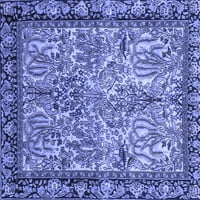Ahgly Company Stroj za pranje u zatvorenom pravokutniku Perzijski plavi Tradicionalni prostirke, 2 '3