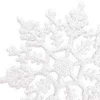 Hi.Fancy plastični božićni Xmas Snowflake ukrasi sitni pjenušava sekfica sjaja snijeg na string vjenčani