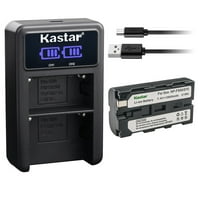 Kastar NP-F baterija i LED USB punjač Kompatibilan sa portkeys PT II, ​​BM5WR, HS7T II, ​​LH5P, Viltro