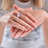 Nakit za ženske prstenove u obliku šuplje ružičasti privjesak Diamond circon ženski modni trend cijeli