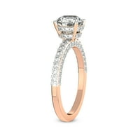 Carat Igi certificirani laboratorij princeze Oblik uzgajivalo je dijamantni zaručnički prsten