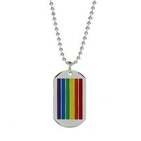 Jiaroswwei modni modni ogrlica sa privjeskom na lancu gay lezbijskog stilskog obećanja nakit