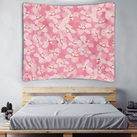 Retro zidne tapiserije, šarene divljeg cvijeta cvijeća Botanical Classic Design Art Tapestries za spavaću