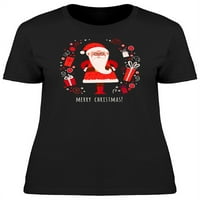 Cool Santa Claus Merry Božićne majice Žene -Image by Shutterstock, Ženska X-velika