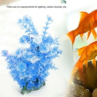 Umjetna ljubičasta bijela akvarijska vještačka biljka, plastični akvarij podvodni biljni, akvarij riba