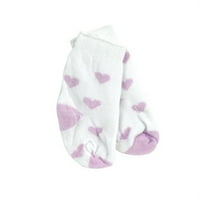 TEAMSON DNHS-LV Sophias Mi & Match garderobe Essentials Basic pletene čarape sa štampanim srčanim uzorkom