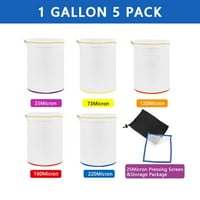 Gallon Filter Bag Bubble Bag Ice Essence Extractor Kit 25 73 120 160 220